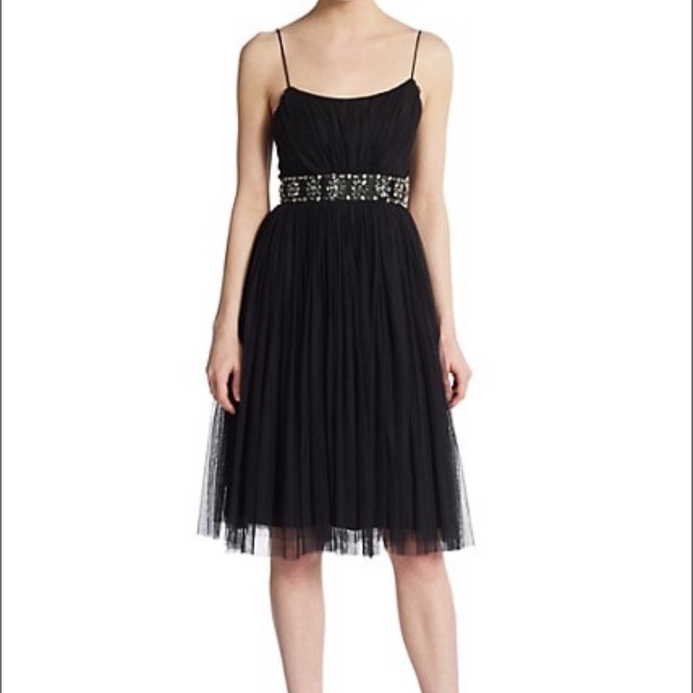 Needle & thread Beaded black tulle ballet dress